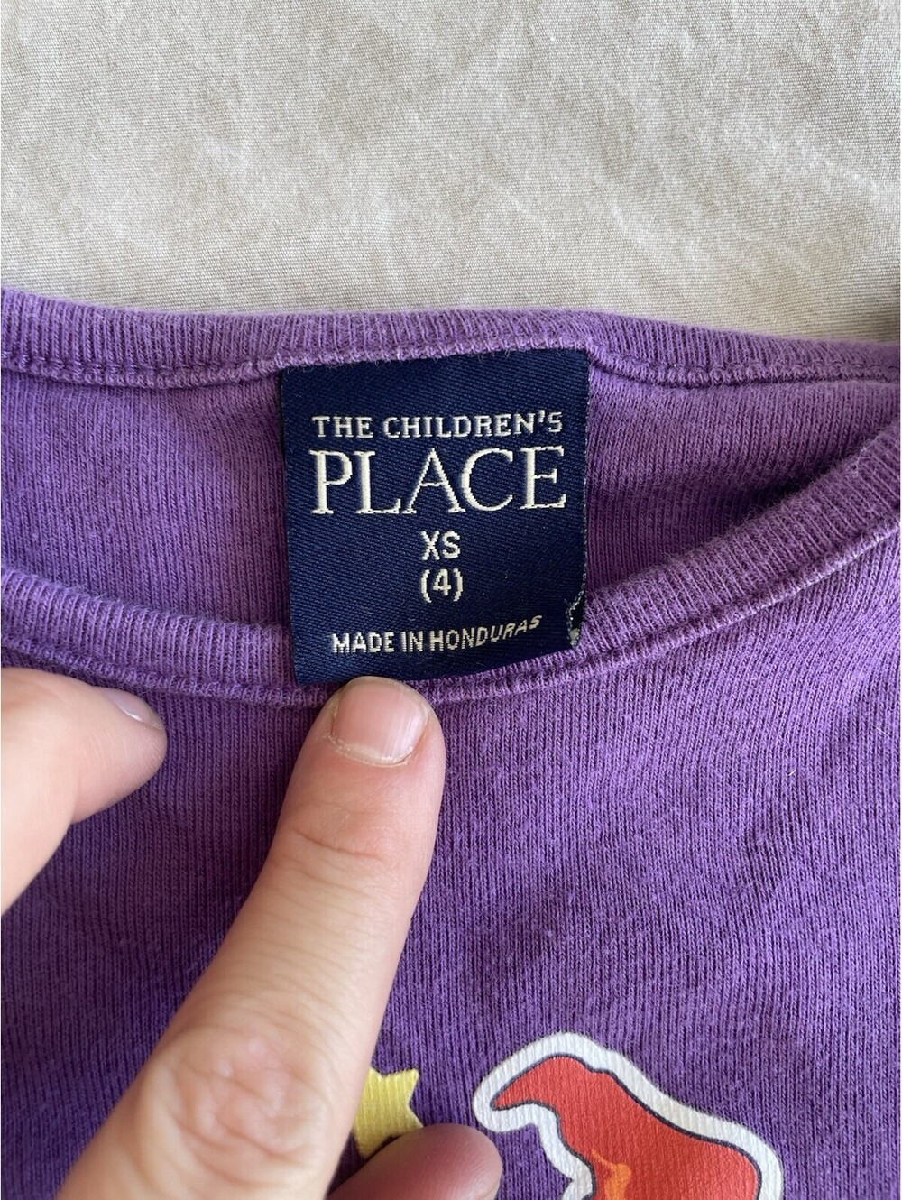 Vintage Children’s Place Kids Shirt Happy Halloween Size XS 4 Years - Picture 2 of 5